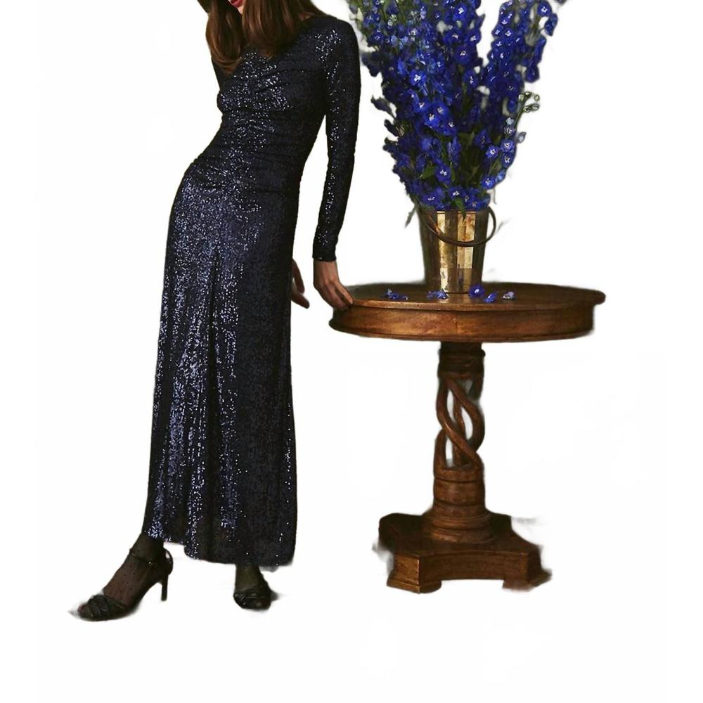 NEW CARA CARA maisy sequin maxi dress in midnight - Picture 3 of 4